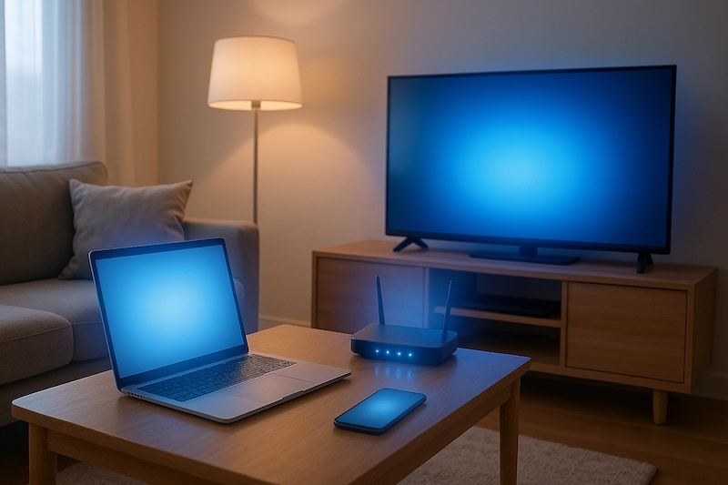 Household electronics contributing to dirty electricity