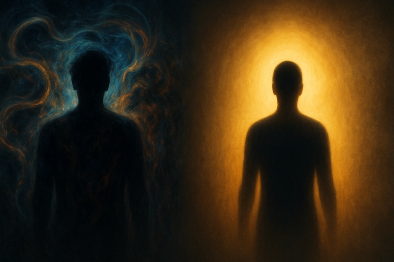 Visual comparison of Empath and HSP energy fields
