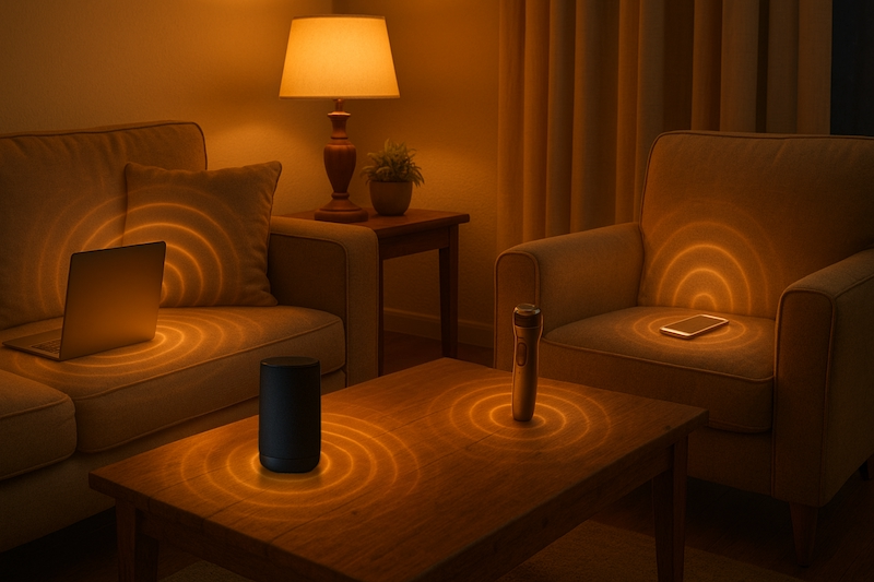 EMF radiation sources inside the home