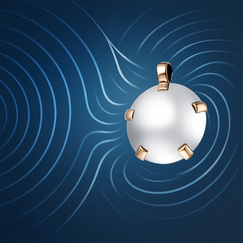 Conceptual image showing crystal matrix redirecting EMF